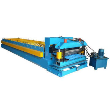 Galvanized Steel Tile Roof Panel Cold Roll Forming Machine